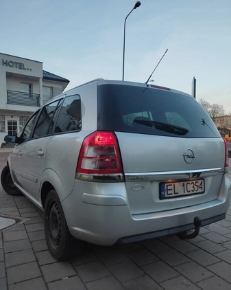 Opel Zafira cena 10500 przebieg: 217000, rok produkcji 2009 z Łódź małe 92